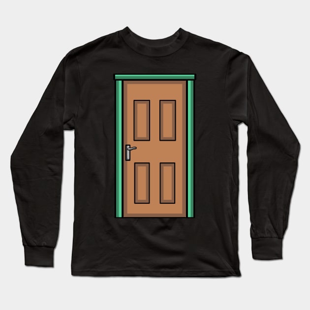 Door Long Sleeve T-Shirt by fromherotozero